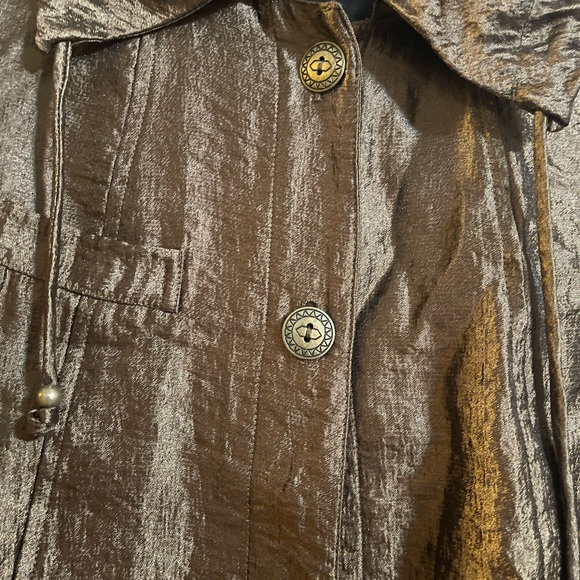 Ruby Road dark gold jacket.  Size 10. Great condition. - Picture 3 of 3